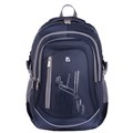 Рюкзак BRAUBERG HIGH SCHOOL универсальный, 3 отделения, "Старлайт", синий/серый, 46х34х18 см, 226342 226342