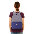 Рюкзак BRAUBERG SYDNEY универсальный, карман с пуговицей, бело-синий, узор клетка, 38х27х12 см, 228840 228840