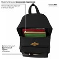 Рюкзак BRAUBERG СИТИ-ФОРМАТ один тон, универсальный, черный, 41х32х14 см, 225381 225381
