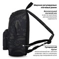 Рюкзак BRAUBERG СИТИ-ФОРМАТ универсальный, "Black camouflage", черный, 41х32х14 см, 225367 225367