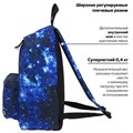 Рюкзак BRAUBERG СИТИ-ФОРМАТ универсальный, "Space", синий, 41х32х14 см, 229885 229885