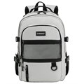 Рюкзак HEIKKI TRILL (ХЕЙКИ) универсальный, 3 отделения, серый с черными вставками, 43х31х14 см, 272586 272586