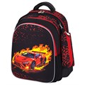 Рюкзак BRAUBERG KIDS MIND с пеналом в комплекте, 2 отделения, "Fiery Road", 40х28х18 см, 273177 273177