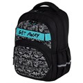 Рюкзак BRAUBERG MOTION, 2 отделения, 3 кармана, "Get away", СВЕТООТРАЖАЮЩИЙ ПРИНТ, 41х28х17 см, 273117 273117