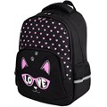 Рюкзак BRAUBERG SOFT, 2 отделения, 3 кармана, "Cool cat", СВЕТЯЩИЙСЯ, 40х31х15 см, 273118 273118