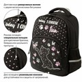 Рюкзак BRAUBERG SOFT, 2 отделения, 3 кармана, "Joyful kitten", СВЕТЯЩИЙСЯ, 40х31х15 см, 228791 228791