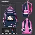 Рюкзак BRAUBERG VIBE, 2 отделения, 5 карманов, "Cat meeting", 40х28х14 см, 272089 272089