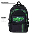 Рюкзак BRAUBERG VIBE, 2 отделения, 5 карманов, "Green car", 40х28х14 см, 272088 272088