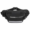 Сумка на пояс HEIKKI RIO (ХЕЙКИ), два отделения, регулируемый ремень, светоотражающий элемент, 36х9х13 см, 272618 272618