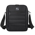 Сумка на плечо BRAUBERG COMPACT с отделением для планшета 9,7'', 2 кармана, черная, 26,5x22x5,5 см, 240500 240500