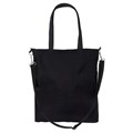 Сумка шоппер HEIKKI EQUIP (ХЕЙКИ), канвас, карман для бутылки, 38х35 см, черный, 272442 272442