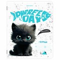 Тетрадь 18 л. BRAUBERG клетка, обложка картон, КОТИКИ, 107300 107300