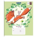 Тетрадь 18 л. BRAUBERG, клетка, обложка картон, CUTE FOX, 402992 402992