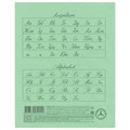 Тетрадь ЗЕЛЁНАЯ обложка 12 л., косая линия с полями, офсет, "HATBER", 013946, 12Т5B6_05112 102253