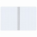 Тетрадь А5 48 л. BRAUBERG, гребень, клетка, глянцевая ламинация, "Dark" (микс в спайке), 404341 404341