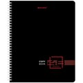 Тетрадь А5 48 л. BRAUBERG, гребень, клетка, глянцевая ламинация, "Dark" (микс в спайке), 404341 404341