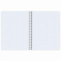 Тетрадь А5 48 л. BRAUBERG, гребень, клетка, обложка картон, "Knowledge" (микс в спайке), 404339 404339