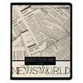 Тетрадь А5 48 л. АЛЬТ скоба, клетка, глянцевый лак, "Газета" (5 видов), 7-48-1146 404111