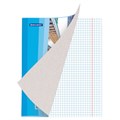 Тетрадь А5, 48 л., BRAUBERG, скоба, клетка, обложка картон, МЕГАПОЛИС, 402777 402777