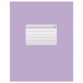 Тетрадь А5, 48 л., HATBER-ECO скоба, офсет №2 ЭКОНОМ, клетка, обложка мелованная бумага, "Фиолетовая", 075727, 48Т5D1_27728 404488