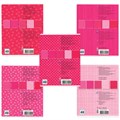 Тетрадь А5, 48 л., АЛЬТ, скоба, клетка, глянцевый лак, "FRESH - РОЗОВАЯ" (5 видов), 7-48-442 403231