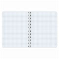Тетрадь А5 96 л. BRAUBERG, гребень, клетка, обложка картон, "Knowledge" (микс в спайке), 404421 404421