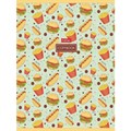 Тетрадь А5, 96 л., HATBER, скоба, клетка, обложка картон, "Good food (микс)", 068343, 96Т5В1 113832