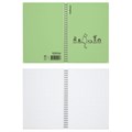 Тетрадь обложка пластик, А5, 80 л., спираль, клетка, ErichKrause, "Cats оливковый" (1 вид), 59527 405271