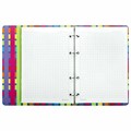 Тетрадь на кольцах А5 160х212 мм, 120 листов, картон, матовая ламинация, клетка, BRAUBERG, "Colors", 404727 404727