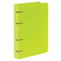Тетрадь на кольцах А5 160х215 мм, 80 л., пластик, клетка, BRAUBERG, "Салатовый", 403250 403250