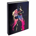 Тетрадь на кольцах А5 165х215 мм, 120 листов, твердый картон, клетка, BRAUBERG, "Anime Girl", 404711 404711