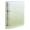 Тетрадь на кольцах А5 175х220 мм, 120 л., пластик, с разделителями, BRAUBERG, Зеленый, 404629 404629