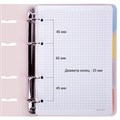 Тетрадь на кольцах А5 175х220 мм, 120 л., пластик, с резинкой и разделителями, BRAUBERG, Розовый, 404634 404634