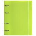Тетрадь на кольцах А5 175х220 мм, 120 л., пластик, с резинкой, BRAUBERG, Салатовый, 404619 404619