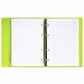 Тетрадь на кольцах А5 175х220 мм, 120 л., пластик, с резинкой, BRAUBERG, Салатовый, 404619 404619