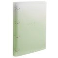 Тетрадь на кольцах БОЛЬШАЯ 305х235 мм А4, 120 л., пластик, с разделителями, BRAUBERG, Зеленый, 404625 404625