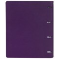 Тетрадь на кольцах БОЛЬШАЯ А4 (240х310 мм), 120 листов, под кожу, клетка, BRAUBERG "Joy", фиолетовый/светло-фиолетовый, 404506 404506
