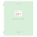 Тетрадь предметная CREATIVE 48 л., обложка картон, ГЕОГРАФИЯ, клетка, подсказ, BRAUBERG, 405113 405113