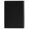 Тетрадь А4 120 л. BRAUBERG "Metropolis", спираль пластиковая, клетка, обложка пластик, ЧЕРНЫЙ, 404740 404740