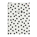 Тетрадь А4 96 л. АЛЬТ гребень, клетка, глянцевая ламинация, "BLACK&WHITE" (3 вида), 7-96-1354 405388