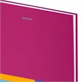 Тетрадь А4, 80 л., BRAUBERG, гребень, клетка, обложка твердая, "Color", 404055 404055