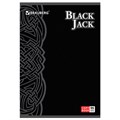 Тетрадь А4, 96 л., BRAUBERG скоба, клетка, выборочный лак, БЛЭК ДЖЭК, 401853 401853