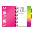 Тетрадь-блокнот 120 л., A5, 148x210 мм, BRAUBERG, клетка, гребень, обложка пластиковая, 3 разделителя, "CoolBOOK", 401786 401786