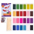 Глина полимерная запекаемая, НАБОР 24 цветов по 20 г, с аксессуарами, в гофрокоробе, BRAUBERG, 271158 271158