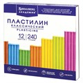 Пластилин классический BRAUBERG "АКАДЕМИЯ КЛАССИЧЕСКАЯ", 12 цветов, 240 г, СТЕК, ВЫСШЕЕ КАЧЕСТВО, 106423 106423