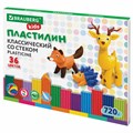 Пластилин классический BRAUBERG KIDS, 36 цветов, 720 г, стек, ВЫСШЕЕ КАЧЕСТВО, 106438 106438