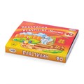 Пластилин классический ГАММА "Мультики", 10 цветов, 200 г, со стеком, картонная упаковка, 280017/281017 100329