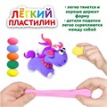 Пластилин супер легкий воздушный застывающий 12 цветов, 120 г, 3 стека, ЮНЛАНДИЯ, 105905 105905