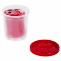 Пластилин-тесто для лепки BRAUBERG KIDS, 4 цвета, 560 г, яркие классические цвета, крышки-штампики, 106715 106715