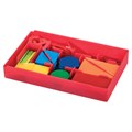 Касса цифр и счетных материалов 132 элемента, пенал, ПИФАГОР, 106146 106146